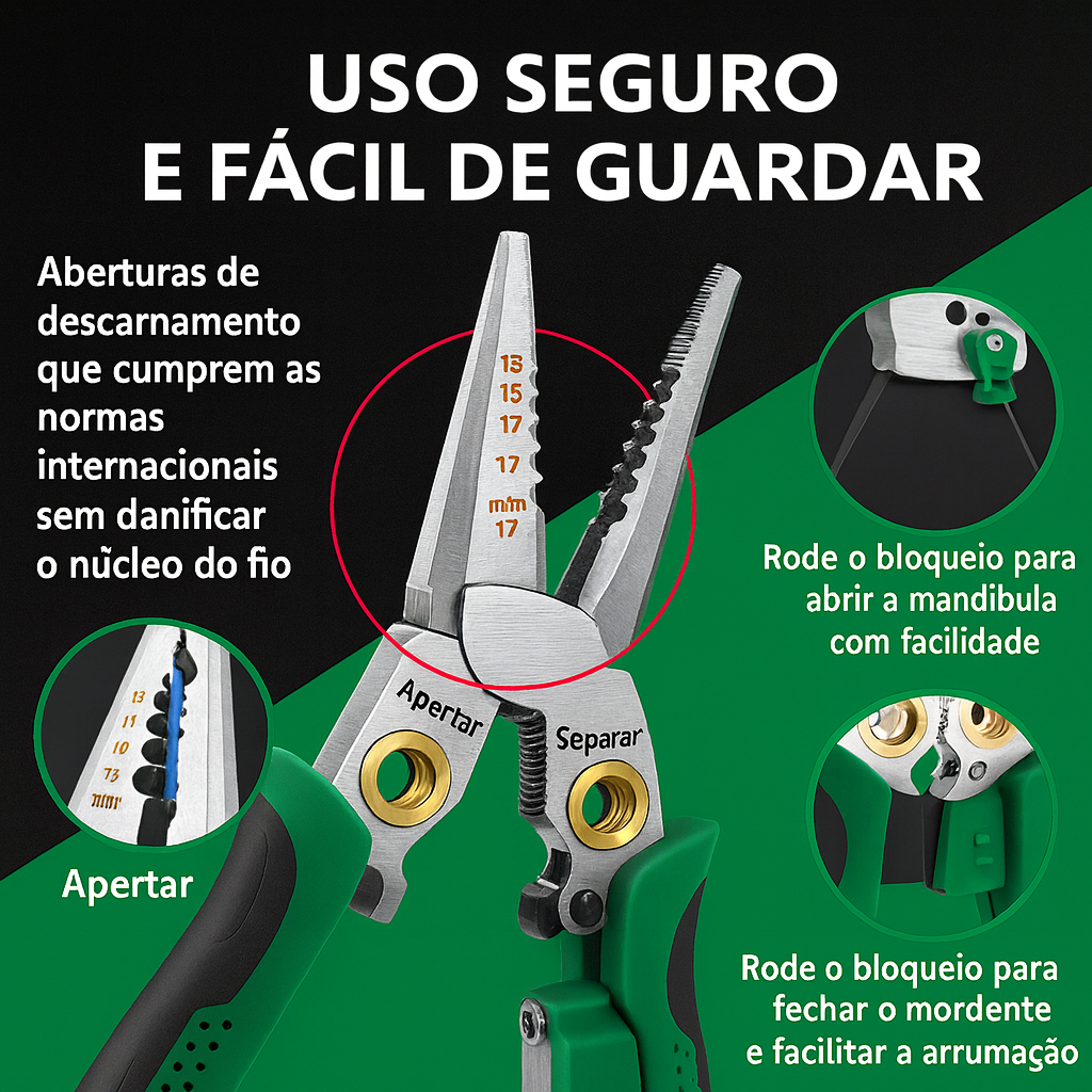 MasterGrip – A pinça 8-em-1 que substitui várias ferramentas