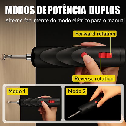 TwistPro – Aparafusadora Elétrica Híbrida 2 em 1