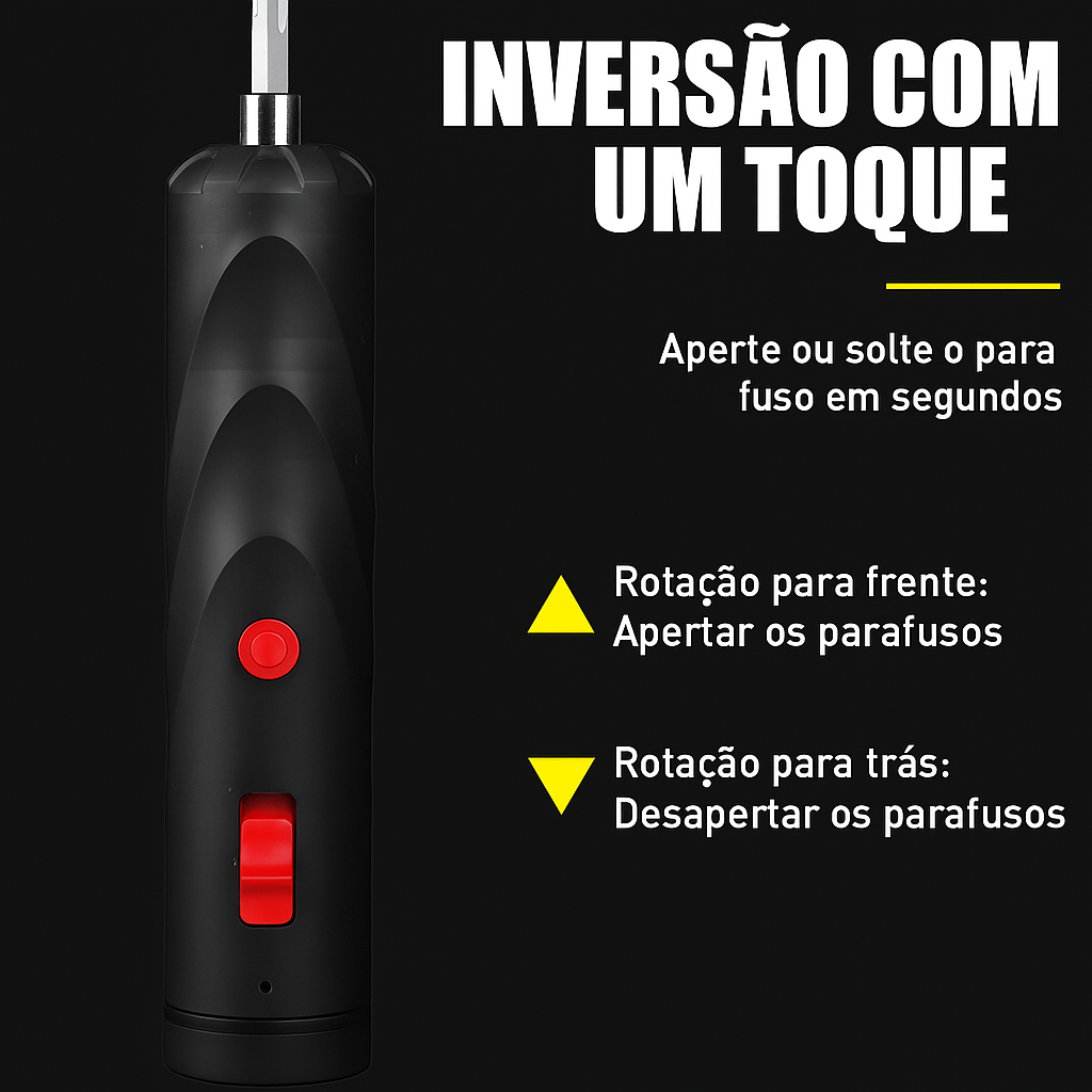 TwistPro – Aparafusadora Elétrica Híbrida 2 em 1