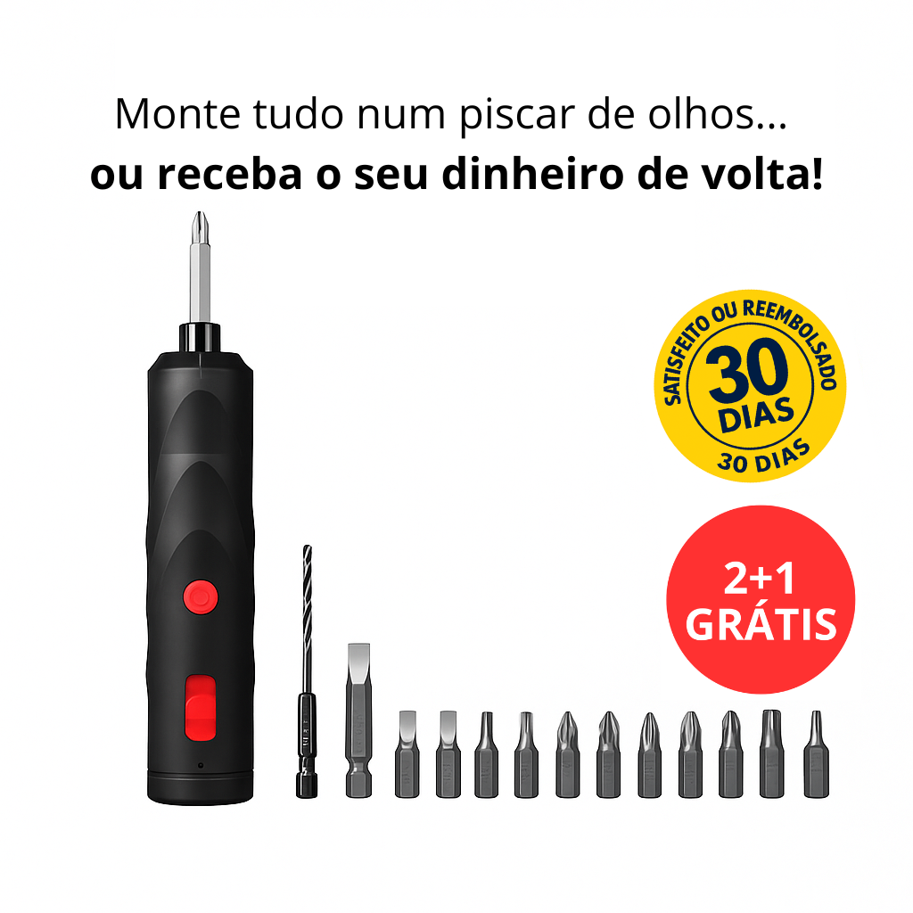 TwistPro – Aparafusadora Elétrica Híbrida 2 em 1